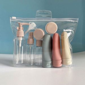 Travel Refillable Bottle Set Spray Lotion Shampoo <b>Shower</b> Gel Tube Bottling Cosmetic Empty Liquid Container Portable Tool - Product Image 2
