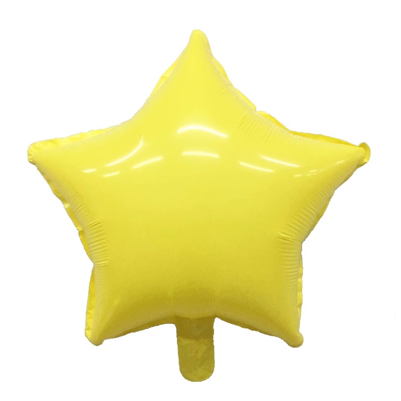 18 pouces ballon de forme d'étoile Macarons couleur ballons en aluminium pour les décorations de fête vente chaude 2020