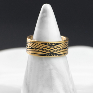 Stainless Steel Jewelry <b>Set</b> Open Adjustable Stainless Steel Finish Cuff Bangle <b>Bracelets</b> for Women Glod Plated - Product Image 4