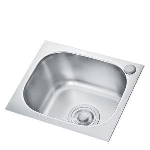 Évier de cuisine compact 0,8 mm en acier inoxydable 304, idéal pour caravanes, bars et balcons – Meilleures ventes - Product Image 1
