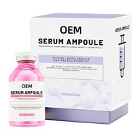 Ampoule de sérum capillaire biologique aux herbes en gros 35ml pour la croissance des cheveux et le renforcement des racines, prévention de la chute des cheveux, formule 2-EN-1