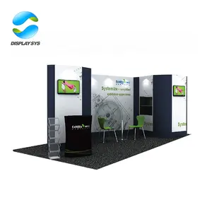 Conjunto de stand de exhibición de montaje rápido 20x10'