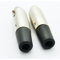 Câble audio DMX à profil bas avec connecteurs Neutrik XLR 3 broches pour microphone, câble de signal XLR femelle couleur originale