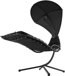 Morden al aire libre colgante portátil silla plegable jardín Patio columpio hamaca <span class=keywords><strong>con</strong></span> paraguas columpio - Product Image 4