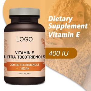 Venta al por mayor vitamina E natural Ultra tocotrienoles 200mg antioxidante mezcla cápsulas apoyo inmunidad piel salud adulto 60 cápsulas - Product Image 2