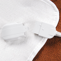 Couverture Chauffante Électrique Polyvalente avec Thermostat Réglable, Télécommande, Protection Contre la Surchauffe, Lavable, pour l'Hiver et la Maison