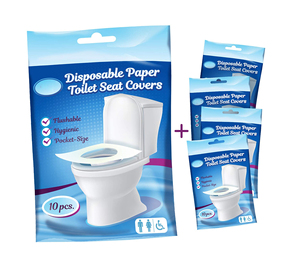 Housse <span class=keywords><strong>de</strong></span> siège <span class=keywords><strong>de</strong></span> <span class=keywords><strong>toilette</strong></span> jetable, prix personnalisé, demi-quatre fois, voyage, vol Portable, jetable, biodégradable, Soluble dans <span class=keywords><strong>l</strong></span>'<span class=keywords><strong>eau</strong></span> - Product Image 5