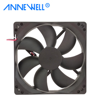 Ventilador de escape para máquina de moldeo por inyección WDF 12025mm DC 12V 0.1A, ventilador de refrigeración con motor sin escobillas de bajo ruido y rodamiento de manguito 120*120*25mm