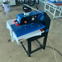Machine à Chaud Pneumatique Coulissante Double Station Automatique pour l'Industrie du Vêtement : Motifs, Flocage, Mousse, T-shirts, Casquettes et Chaussures