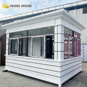 Montar comida fuera de la puerta quiosco <span class=keywords><strong>Kioskos</strong></span> de verano para exterior prefabricado Casa de Guardia cabañas quioscos al por menor contenedor café quiosco - Product Image 2