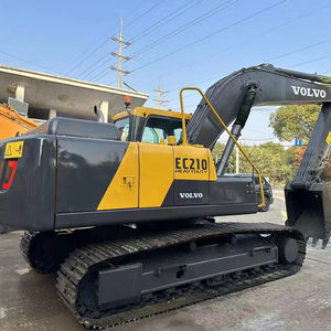 Pelle sur chenilles VOLVO EC210 d'occasion 22 tonnes Stabilité hydraulique Shanghai Yard Garantie 1 an Offre Spéciale Pelle pelleteuse d'occasion - Product Image 1