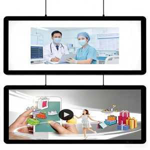 Caja de Luz Colgante LCD Transparente, Diseño Ultrafino para Señalización en Hospitales y Pantallas de Edificios Corporativos - Product Image 1