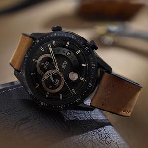 Bracelet de montre en cuir véritable et caoutchouc de qualité supérieure Upro 18 mm 20 mm 22 mm - Product Image 3