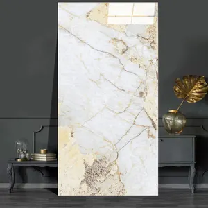 Gạch lát nền khổ lớn 750x1500mm, men bóng, giả đá marble, chất liệu porcelain, gạch ceramic mềm, đá sintered cao cấp - Product Image 1