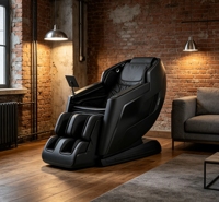 Silla de Masaje Comercial de Nivel Básico con Gravedad Cero, Shiatsu y Calor Lumbar