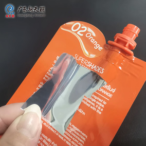 Trung Quốc Nhà máy phân hủy sinh học cán nhôm lá Lip Gloss <span class=keywords><strong>Spout</strong></span> <span class=keywords><strong>Pouch</strong></span> mỹ phẩm gói bao bì túi với bàn chải - Product Image 4