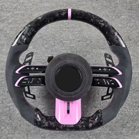 Interior de Coche para Clase E y Clase G, para W169 W245 W204 W213 W221 C117 W176 W246 W222 W177 W247 W205, Fibra de Carbono Rosa