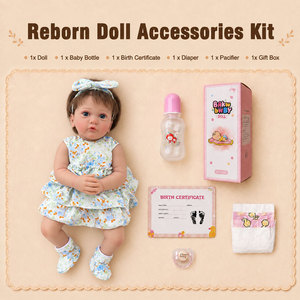 BAkwbwBY Poupée Reborn 20 Pouces Corps en Tissu Bébé Silicone Réaliste Fille Nouveau-Née ASTM F963 Jouet Enfant Vente en Gros - Product Image 2