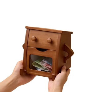 <span class=keywords><strong>2025</strong></span> Mô Hình Mới Rắn Con Heo Đất Gỗ Ngân Hàng Sáng Tạo Tiết Kiệm Jar Cho Chàng Trai Cô Gái Phòng Khách Trang Trí Món Quà Sinh Nhật Lưu Trữ Hộp Thùng - Product Image 3