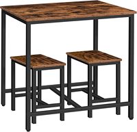 Table à manger pliante en bois, style ferme, industrielle, écologique, stable, carrée, vente en gros, avec logo, 6 places