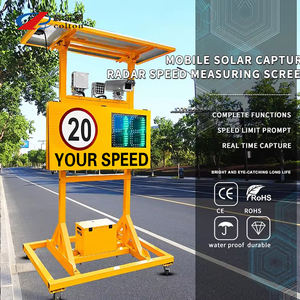 Señalización Vial LED Solar Portátil para Exteriores, Cono de Tráfico con Radar, Lámina de Aluminio, Película Reflectante de Primera Calidad, Fabricación Directa para Seguridad - Product Image 1