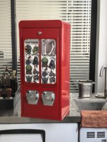 Distributeur automatique de tatouages temporaires KV25S, nouvelle version commerciale 2026, homologué CE, avec fente à monnaie, grande capacité, expédition rapide