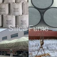Micro fumée de silice pour béton ASTM C1240 Grade 92% avec une activité pouzzolanique élevée