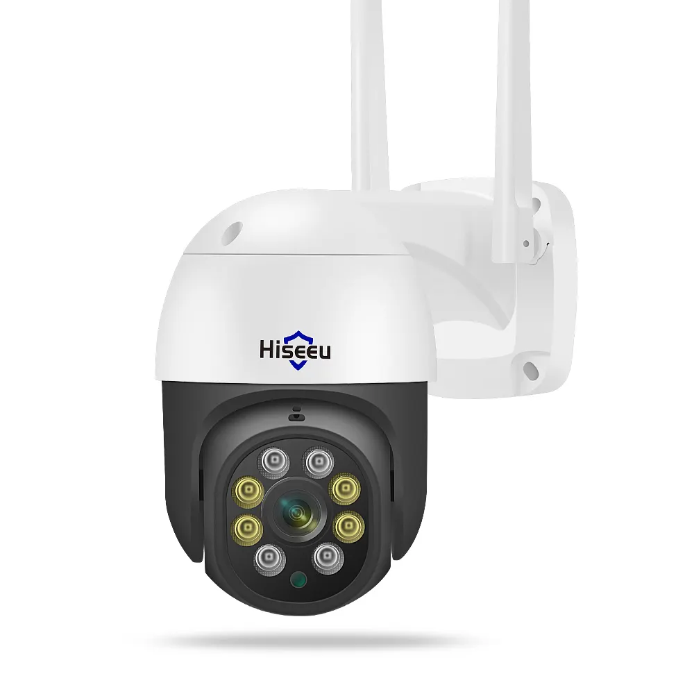 Hiseeu Camera Wireless PTZ Speed Dome 5MP IP Camera WiFi Outdoor Two-way Audio CCTV Security Smart Video Surveillance Camera