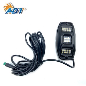 ไฟร็อคไลท์ RGBW คุณภาพสูง ADT ไฟ LED สำหรับขอบล้อรถ UTV ATV ออฟโรด สว่างที่สุด หลายสี IP68 - Product Image 2