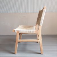 Chaises de salle à manger en bois, siège sans accoudoirs renforcé, cadre de jambe épaissi, design européen, stable, amovible pour café, restaurant, maison