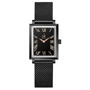 SHENGKE-<span class=keywords><strong>Reloj</strong></span> de pulsera de cuarzo cuadrado <span class=keywords><strong>para</strong></span> mujer, accesorio de lujo, a la moda, de último diseño, resistente al agua, # K0155L - Product Image 3