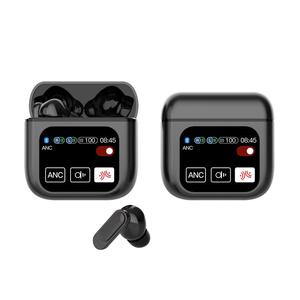 USA Warehouse Pro <span class=keywords><strong>2</strong></span> earbud nirkabel ANC headphone udara dengan peredam bising aktif pod suara bagus dengan tampilan Digital dan baterai - Product Image 3