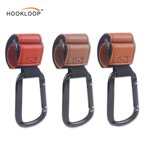 Xe đẩy phụ kiện xe đẩy móc da bé túi xe đẩy móc Buggy treo Carabiner móc và vòng dây đeo cho giỏ hàng tổ chức - Product Image 1