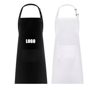 Tablier de cuisine professionnel en polyester blanc 12Sx12s/300Dx12s pour chef - Vente en gros - Product Image 1