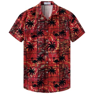 Tropical Oversized Sleeveless Button-Up Men's Casual Stylish Hawaiian Print <b>Shirt</b> Anti-UV Quick Dry Beach Summer - Product Image 2