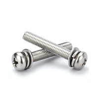 Vis à tête cylindrique personnalisées Taiming, zinguées, en acier inoxydable SS316 SS304, métriques, pour panneaux de particules, 33 mm, fendues, Torx, combinées