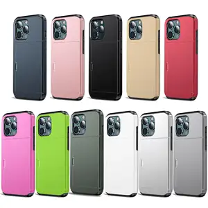 2023 New Arrival SGP Plug-in Card Push-slip Waterproof Shockproof Anti-fall for iPhone 14 Phone Cases