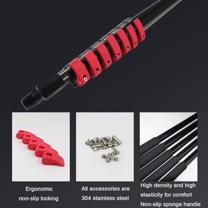 Professional <b>Window</b> Cleaner With Aluminum Telescopic Pole Solar Panel Cleaning <b>Brush</b> Water Fed Pole <b>Window</b> Cleaning Equipment - Product Image 6