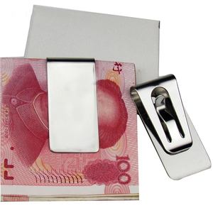 自定义空白不锈钢金属碳纤维钱夹/折叠钱夹/便宜独特钱夹 - Product Image 5