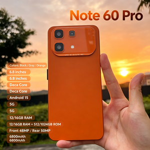 โน้ต 60 โปร 16GB+1TB 5G สมาร์ทโฟน Android 15 ปลดล็อคแล้ว โทรศัพท์มือถือสแตนด์บายนาน โทรศัพท์มือถือสำหรับคนทำงาน โทรศัพท์นำทาง - Product Image 4