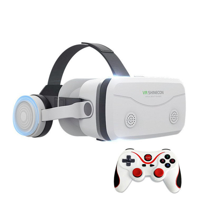 3D VR Glasses Virtual Reality Headset Immersive Experience VR Glasses Remote 360 Viewer Smart VR Headset for Games Movies