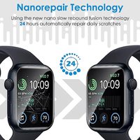 Nouvelles arrivées 38mm 40mm 41mm 42mm 44mm 45mm 46mm Protecteur d'écran de montre TPU hydrogel incurvé 3D pour Apple Watch Series