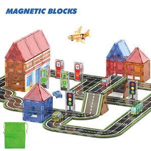 Vente en gros d'usine, tuiles magnétiques de 7,5 cm, jouets STEM Montessori, blocs de construction magnétiques 3D, <span class=keywords><strong>jouet</strong></span> éducatif DIY, tuiles de puzzle magnétiques - Product Image 1