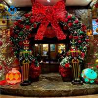 Guirlande lumineuse de Noël extérieure ANPU Lighting 60 pouces pré-éclairée IP65 avec lumières LED et décorations, structure en acier, intensité réglable