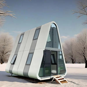 Maison triangulaire préfabriquée économique à deux étages apple Cabin Homes Tiny <span class=keywords><strong>Camping</strong></span> House - Product Image 2