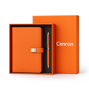 Set Regalo Agenda A5 Personalizzata con Penna, Diario in Pelle PU in Confezione Regalo per Clienti Aziendali - Product Image 5