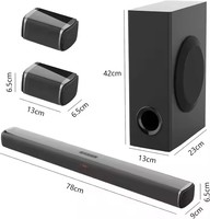 Nueva Barra de sonido envolvente Vofull 5.1ch Audio inalámbrico Blue tooth con Subwoofer sistema de cine en casa TV Soundbar altavoz OEM/ODM