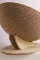 Sofá Esquinero Grande de Madera y Cuerda de Sisal, Duradero, para Mascotas, Tipo Huevo, Rascador para Gatos, para Interiores, Sala de Estar, Venta al por Mayor OEM/ODM