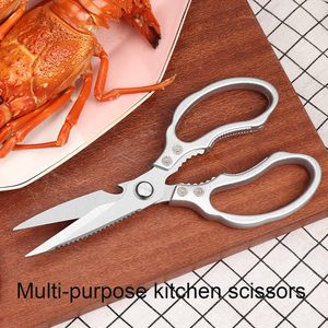 Tijeras de Cocina NOVISON de Acero Inoxidable Resistentes con Mango Ergonómico Ecológico de 19.3 cm para Pollo y Carne - Product Image 4
