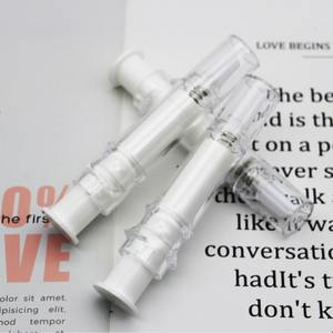 5ml 10ml Bouteille sans air en forme de <span class=keywords><strong>seringue</strong></span> blanche cosmétique pour Tube de crème pour les yeux Bouteille Lip Plumper Gloss Base Tubes de brillant à lèvres vides - Product Image 6